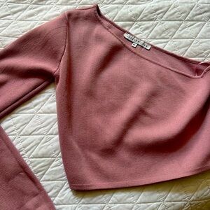 Endless Rose Pink One Shoulder Crop Top Size XS